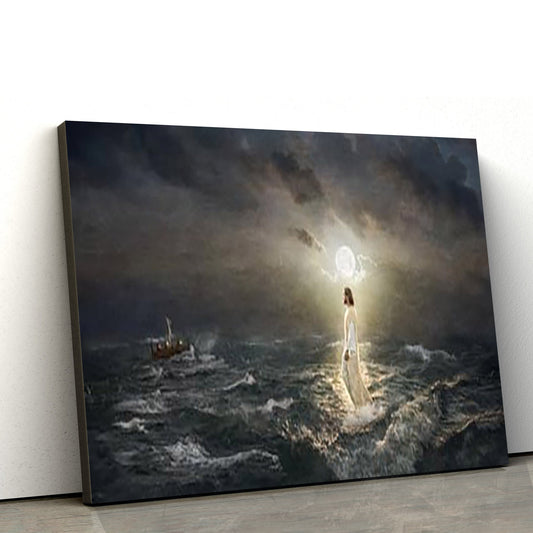 To The Rescue  Canvas Picture - Jesus Christ Canvas Art - Christian Wall Art