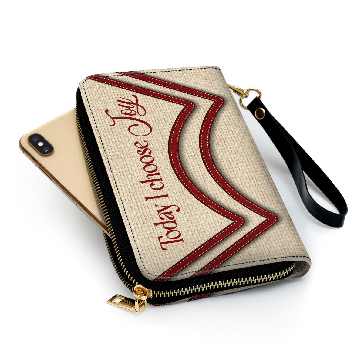 Today I Choose Joy Stunning Clutch Purse For Women - Personalized Name - Christian Gifts For Women