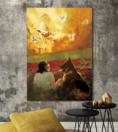 Together German Shepherd Canvas - Canvas Decor Ideas