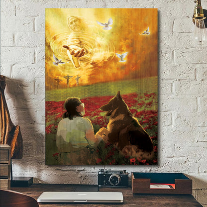 Together German Shepherd Canvas - Canvas Decor Ideas