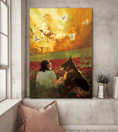 Together German Shepherd Canvas - Canvas Decor Ideas