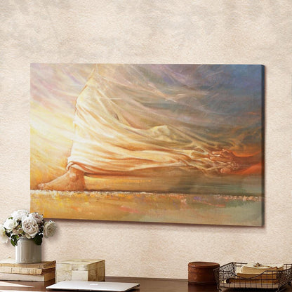 Touch Of Faith Canvas - Jesus Canvas - God Canvas - Christian Wall Art Poster