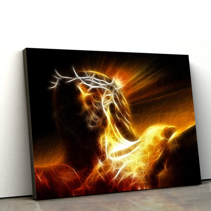 Tragic Jesus Crucifixion Canvas Pictures - Easter Wall Art - Christian Easter Home Decor