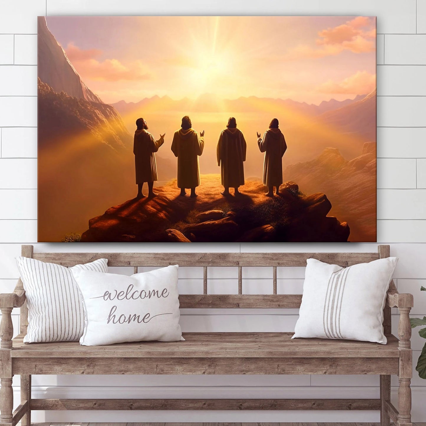 Transfiguration Of Jesus Christ Art Italian Renaissance - Canvas Pictures - Jesus Canvas Art - Christian Wall Art