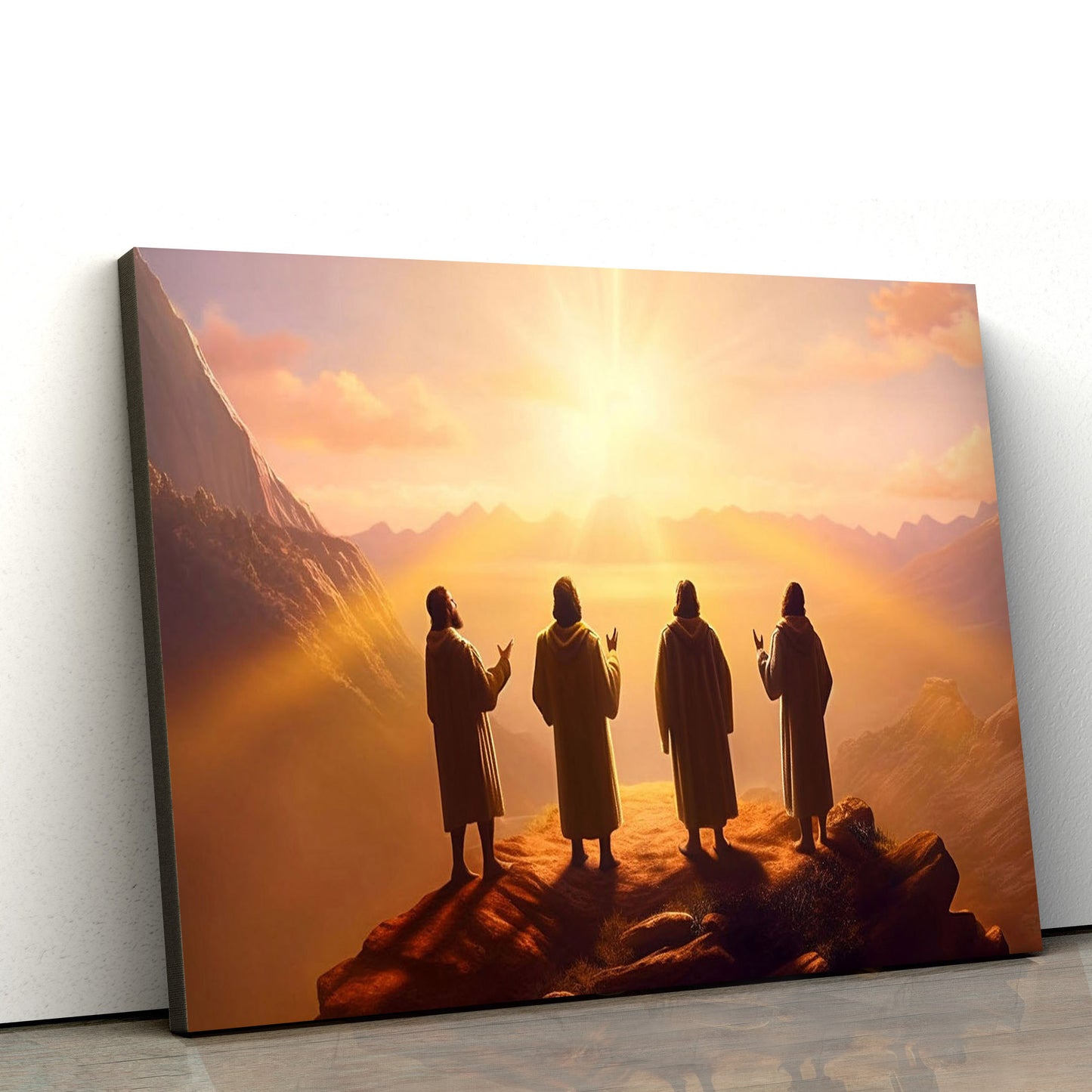 Transfiguration Of Jesus Christ Art Print Italian Renaissance 2 - Canvas Picture - Jesus Canvas Pictures - Christian Wall Art