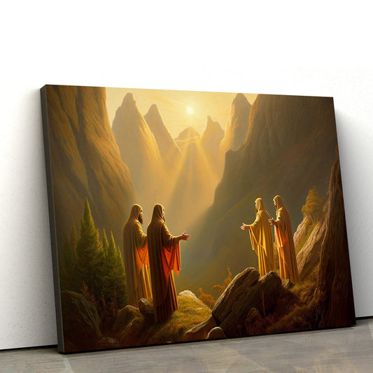 Transfiguration Of Jesus Christ Art Print Italian Renaissance 3 - Canvas Picture - Jesus Canvas Pictures - Christian Wall Art