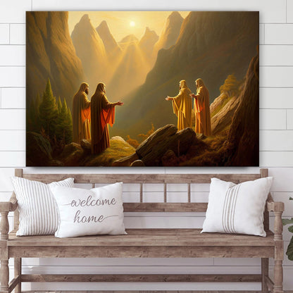 Transfiguration Of Jesus Christ Art Print Italian Renaissance 3 - Canvas Picture - Jesus Canvas Pictures - Christian Wall Art