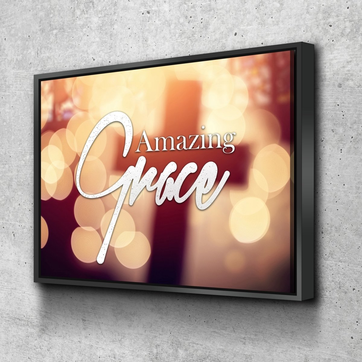 Transparent Amazing Grace Wall Art & Decor - Christian Canvas Wall Art