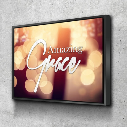 Transparent Amazing Grace Wall Art & Decor - Christian Canvas Wall Art