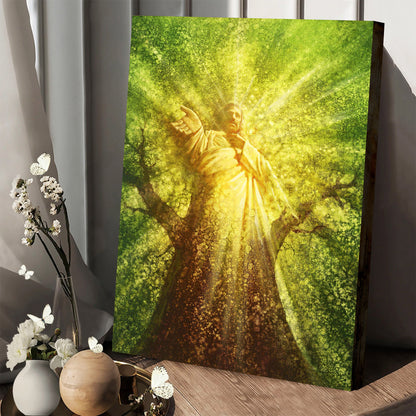 Tree Of Life Canvas Wall Art - Jesus Picture - Jesus Portrait Canvas