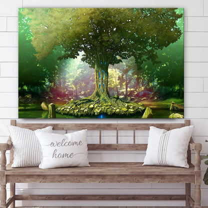 Tree Of Life Picture - Jesus Canvas Wall Art - Christian Wall Art
