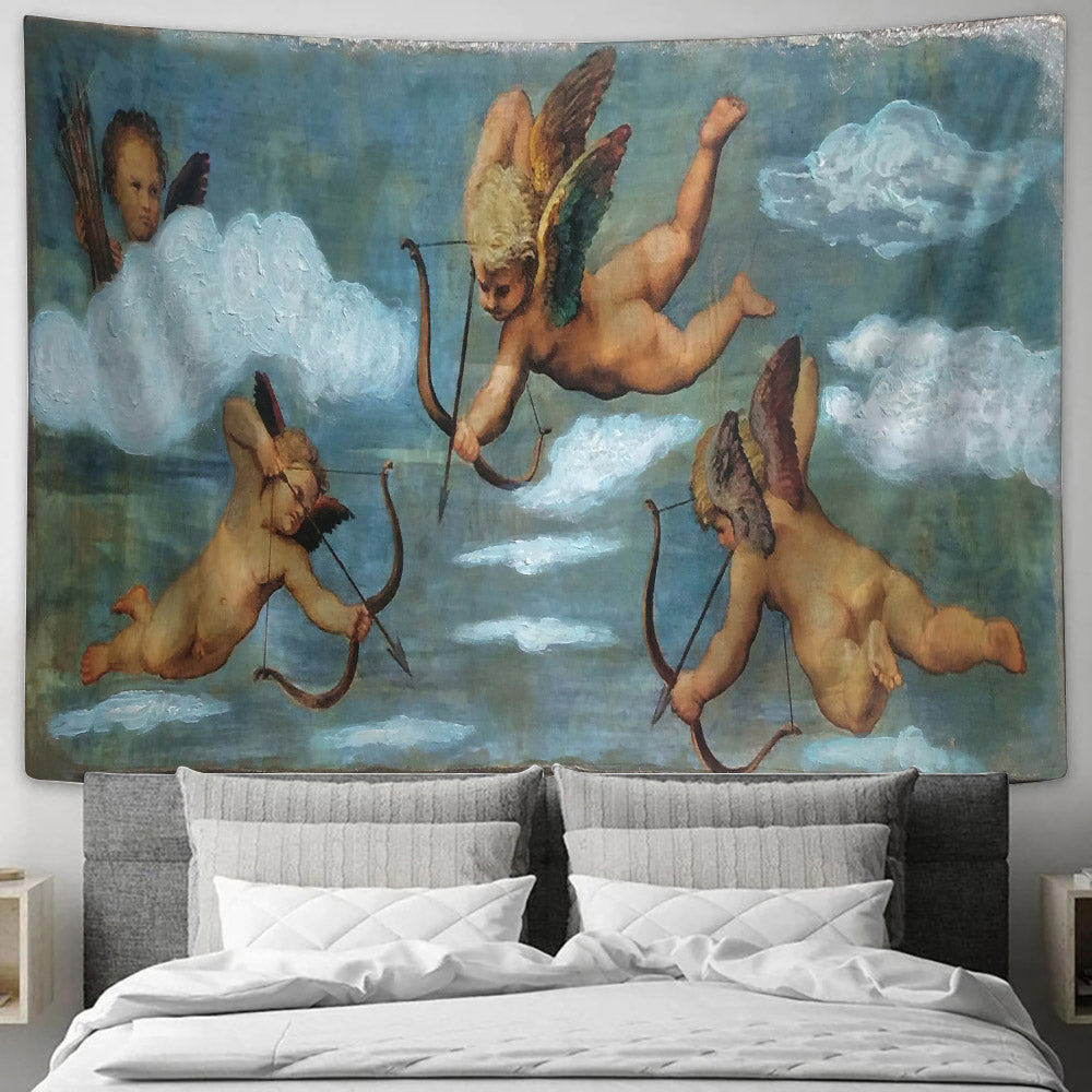 Triumph Of Galatea The Cupid Tapestry - Tapestry Wall Decor - Home Decor Living Room