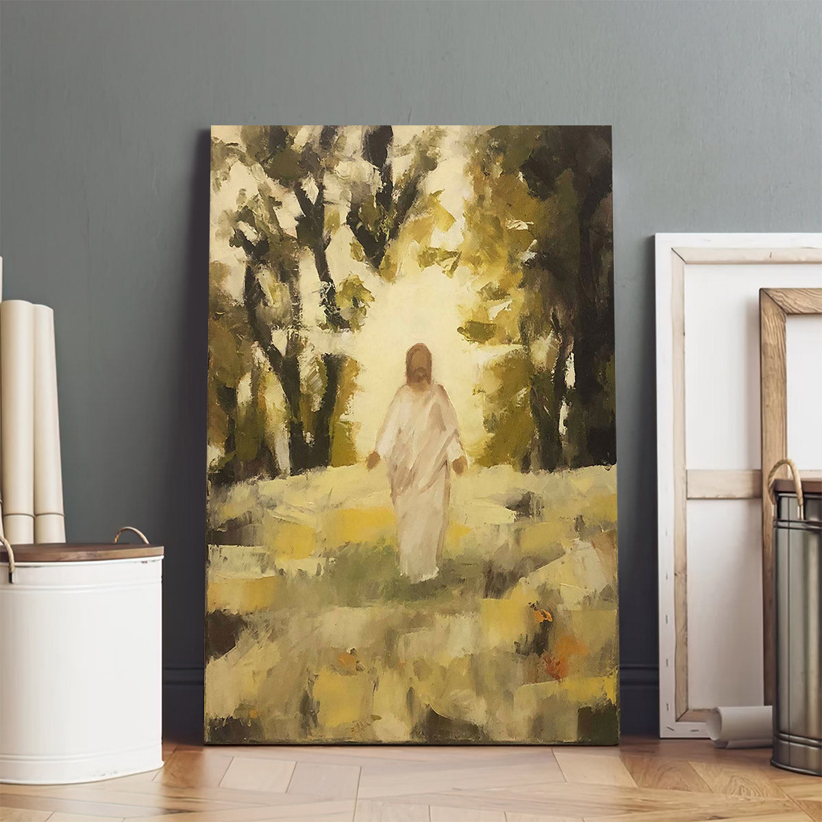 Trust Him Canvas Wall Art - Jesus Picture - Jesus Portrait Canvas