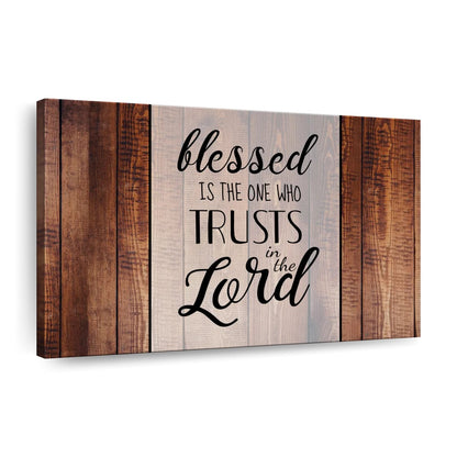 Trust In The Lord Sign Canvas Wall Art - Christian Canvas Wall Art - Religious Wall Art Canvas