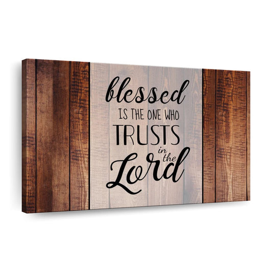Trust In The Lord Sign Canvas Wall Art - Christian Canvas Wall Art - Religious Wall Art Canvas