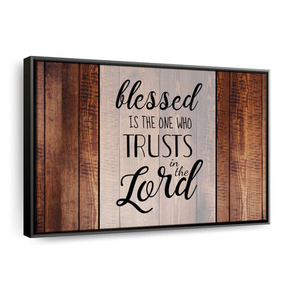 Trust In The Lord Sign Canvas Wall Art - Christian Canvas Wall Art - Religious Wall Art Canvas