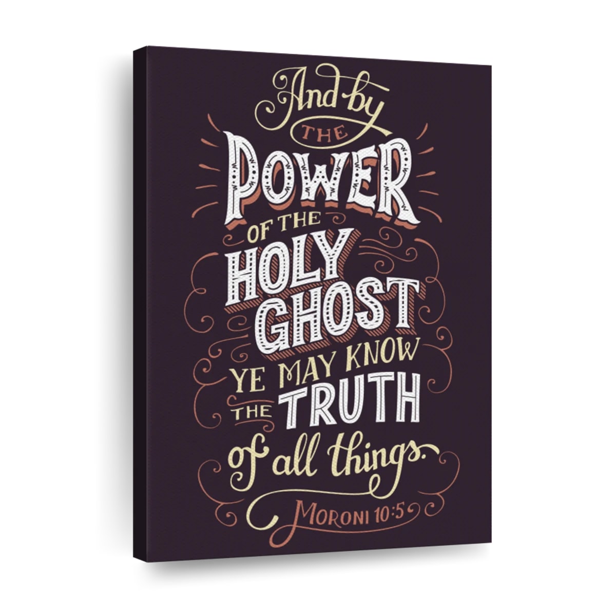 Truth Of All Things Bible Verse Wall Art Canvas - Christian Wall Hangings - Bible Verse Wall Art Canvas