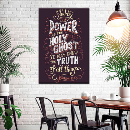 Truth Of All Things Bible Verse Wall Art Canvas - Christian Wall Hangings - Bible Verse Wall Art Canvas