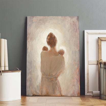 Two Little Loves Canvas Wall Art - Gift For Mom