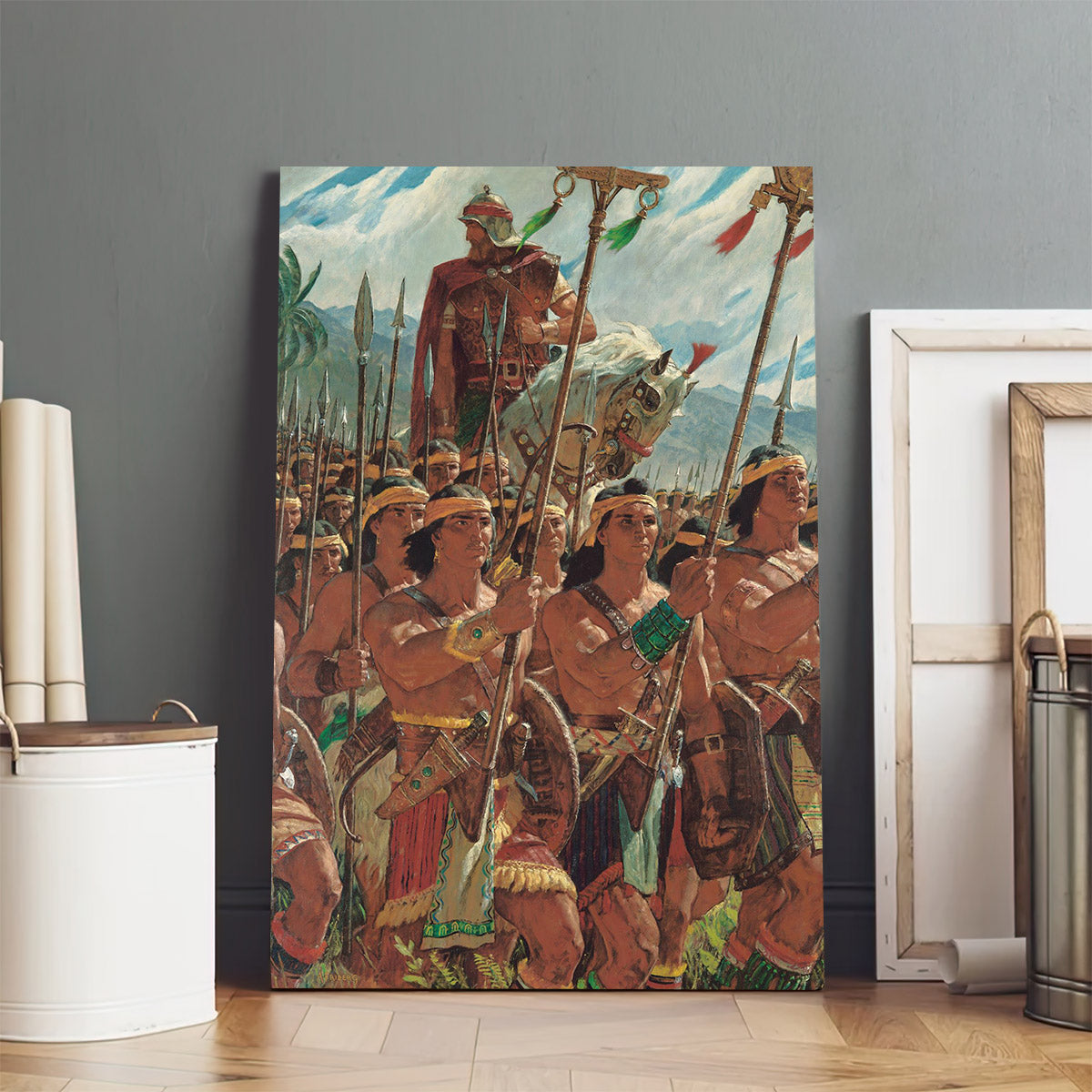 Two Thousand Young Warriors Canvas Pictures - Religious Canvas Wall Art - Scriptures Wall Decor