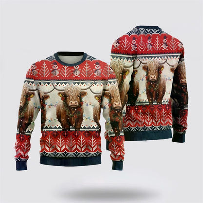 Tx Longhorns Ugly Christmas Sweater, Farm Sweater, Christmas Gift, Best Winter Outfit Christmas