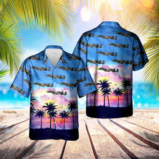 U.S. Air Force Fairchild A-10c Thunderbolt Ii Hawaiian Shirt - Beachwear For Men - Best Hawaiian Shirts