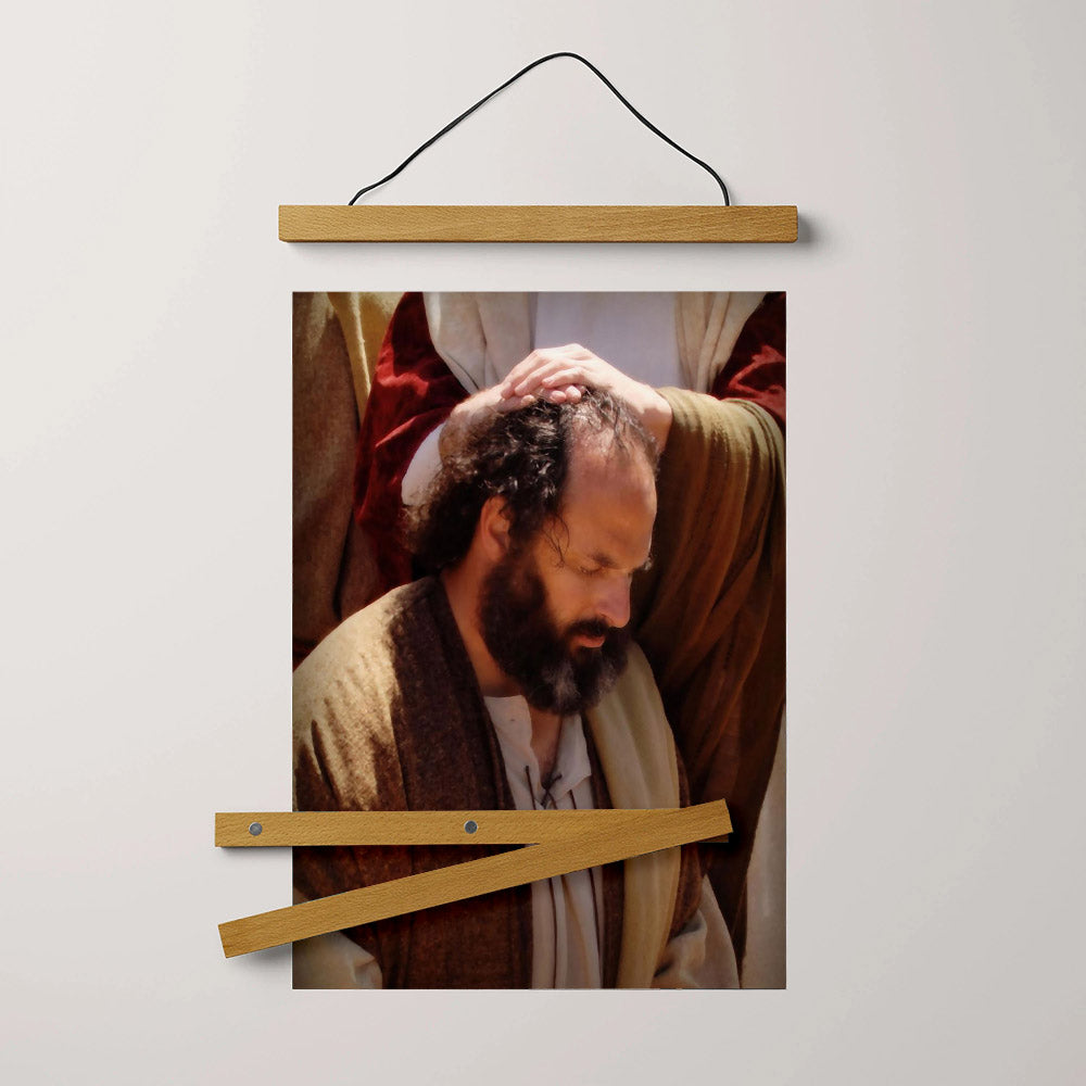 Upon This Rock Hanging Canvas Wall Art - Christan Wall Decor - Religious Canvas