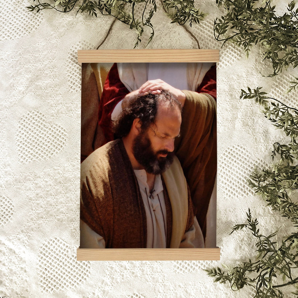 Upon This Rock Hanging Canvas Wall Art - Christan Wall Decor - Religious Canvas