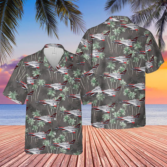 Us Air Force Convair Yb-58a-1-Cf Hustler Hawaiian Shirt - Beachwear For Men - Best Hawaiian Shirts