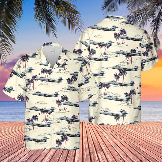Us Air Force Northrop Ya-9a Hawaiian Shirt - Beachwear For Men - Best Hawaiian Shirts