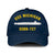 Us Navy Veteran Cap, Embroidered Cap, Uss Michigan Ssbn-727 Classic 3D Embroidered Hats