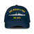 Us Navy Veteran Cap, Embroidered Cap, Uss Myles C Fox Dd-829 Classic 3D Embroidered Hats