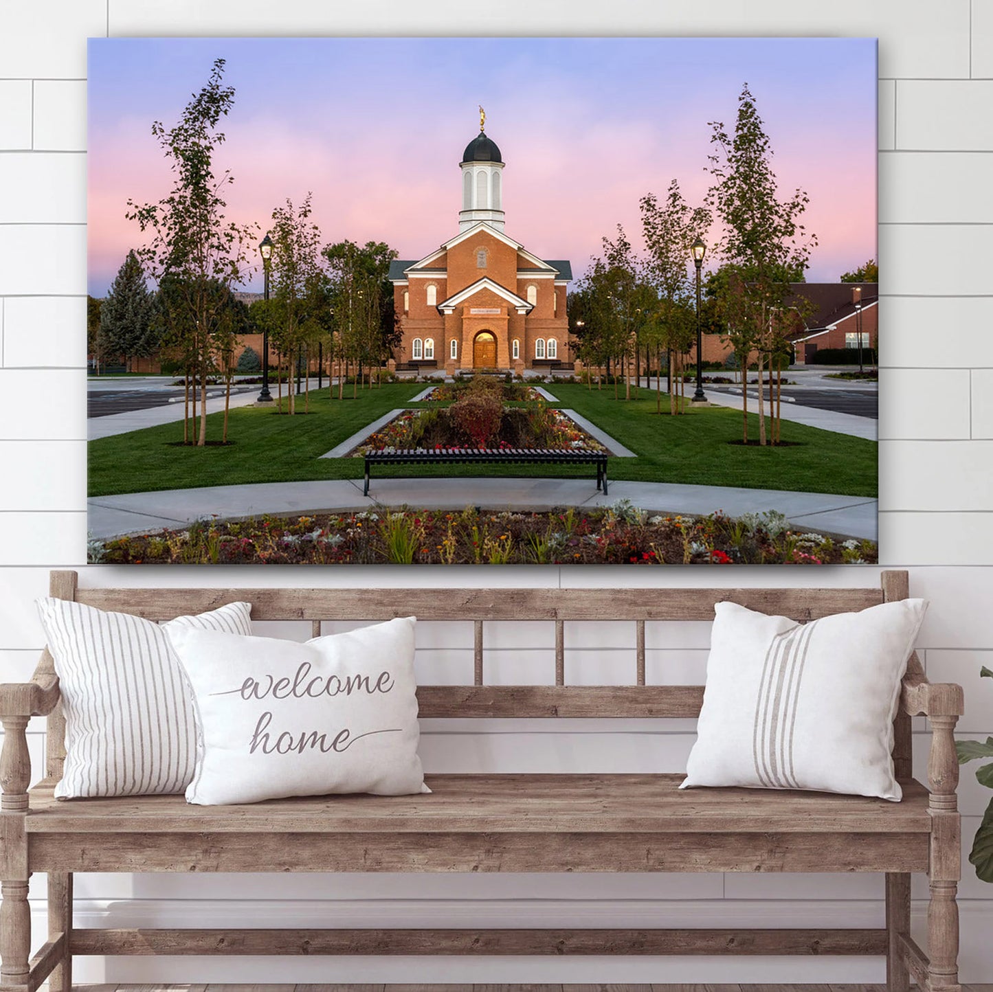 Vernal Temple Eventide Canvas Wall Art - Jesus Christ Picture - Canvas Christian Wall Art