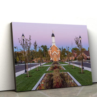 Vernal Temple Garden View Canvas Wall Art - Jesus Christ Picture - Canvas Christian Wall Art