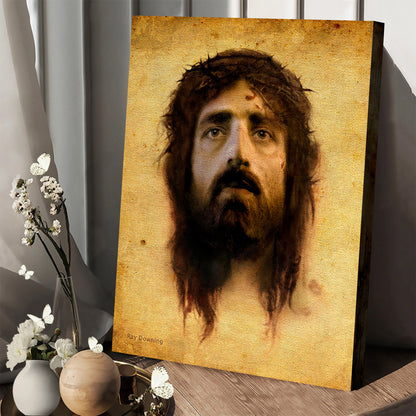 Veronica's Veil  Canvas Wall Art - Jesus Canvas Pictures - Christian Wall Art
