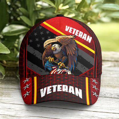 Veteran Eagle All Gave Some Baseball Cap