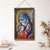 Virgin Mary Madonna Religious Hanging Canvas Wall Art - Baptism Gift - Catholic Hanging Canvas Wall Art - Religious Gift - Christian Wall Art Decor