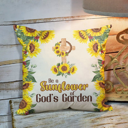 Beautiful Cross Pillowcase - Sunflower Of Gods Garden HIHN74 - 2