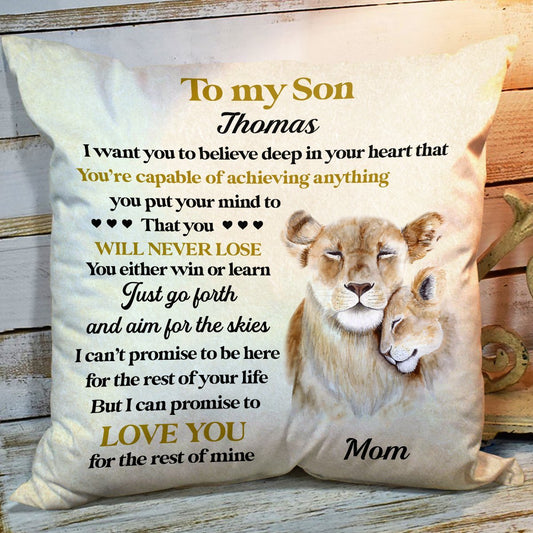 Youre Capable Of Achieving Anything You Put - Beautiful Personalized Throw Pillow For Children NUHN218A - 2