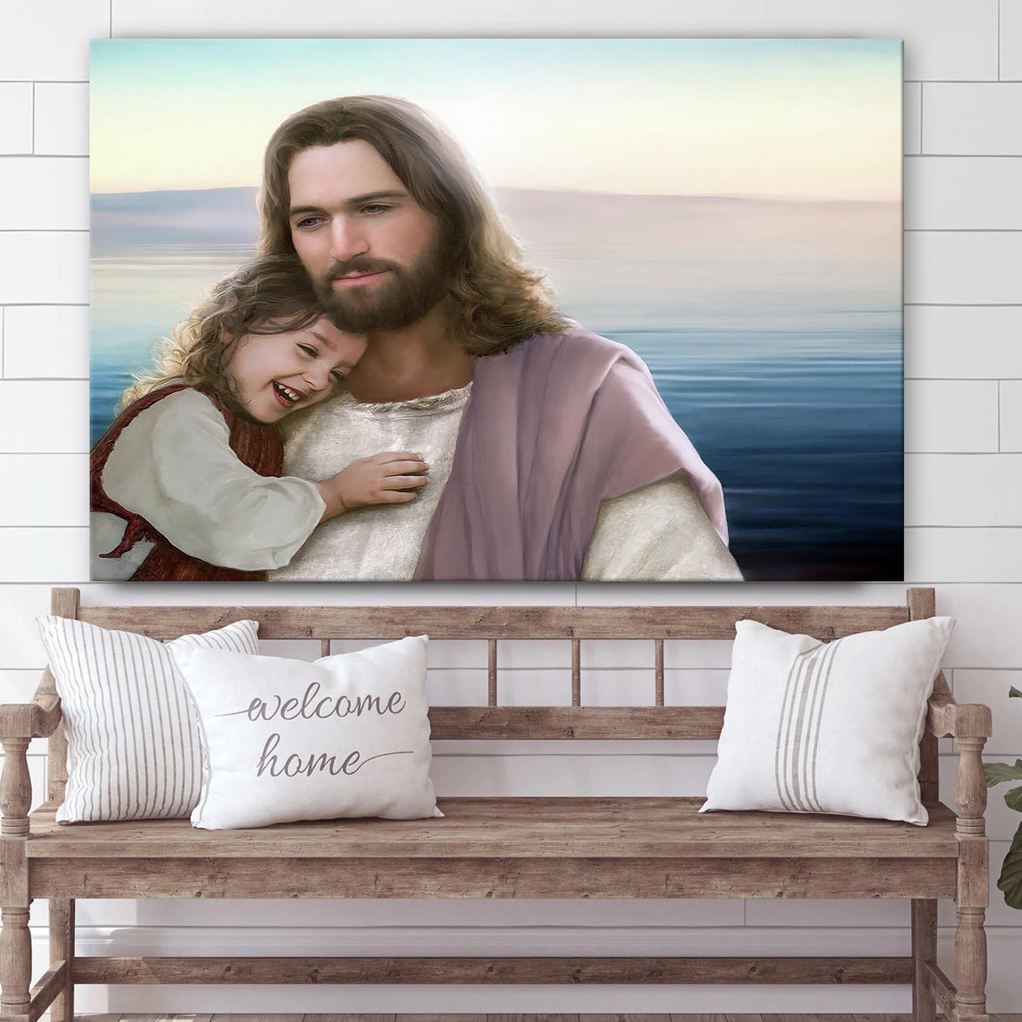Walk In His Light Brent Borup Canvas Pictures - Jesus Canvas Pictures - Christian Wall Art