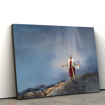 Walk In Righteousness Canvas Wall Art - Jesus Picture - Christian Wall Decor