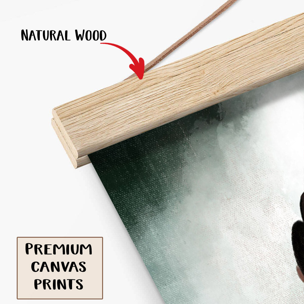 Walk You Through The Storm Hanging Canvas Wall Art - Christan Wall Decor - Religious Canvas