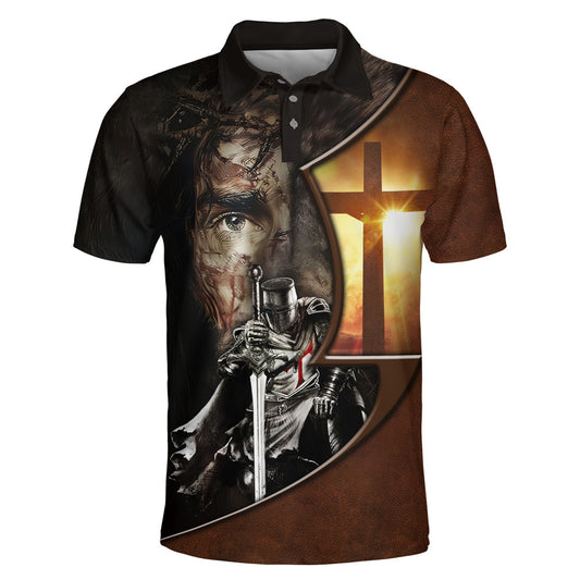 Warrior For Jesus And God Bible The Faith Polo Shirt - Christian Shirts & Shorts