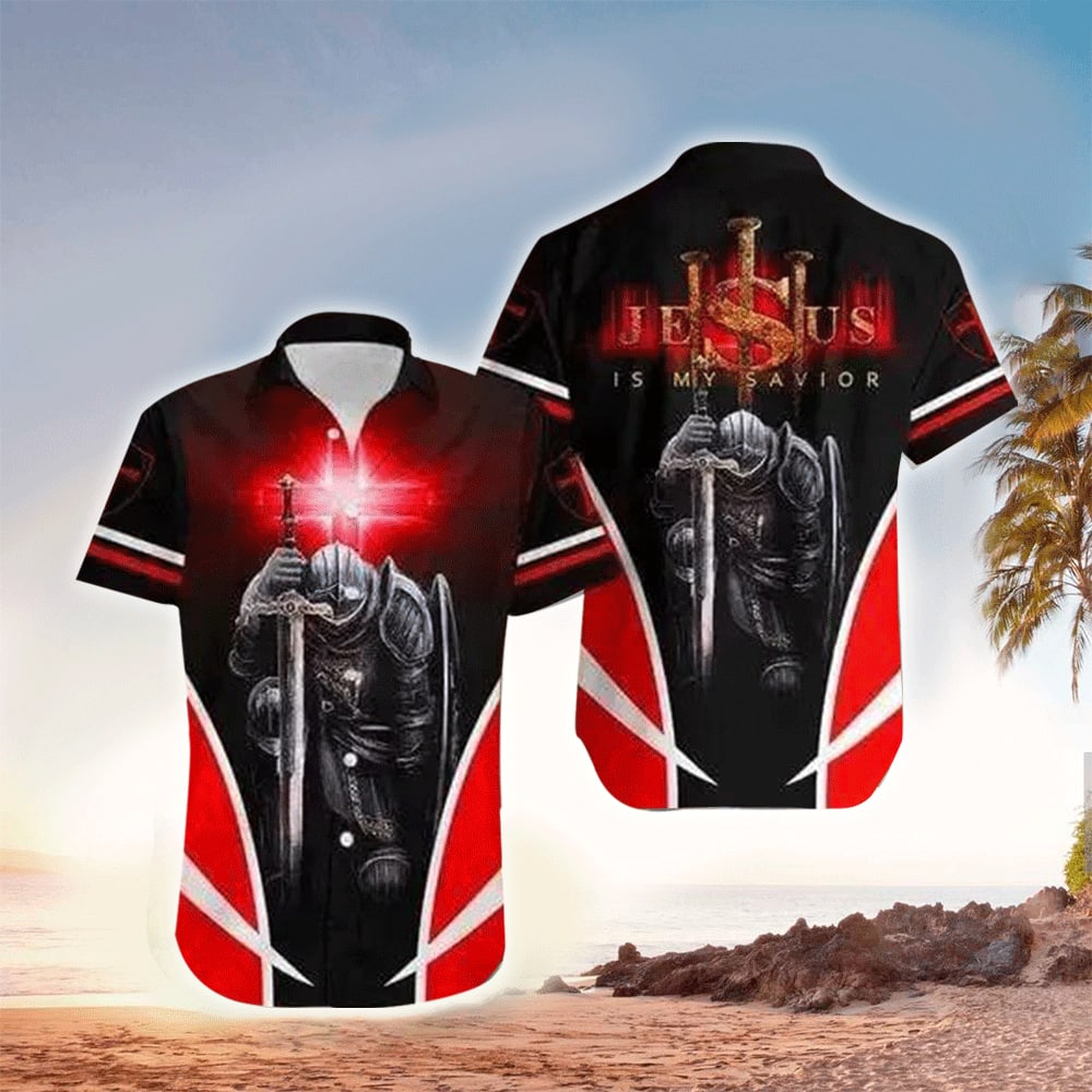 Warrior Jesus My Savior Hawaiian Shirt - Christian Hawaiian Shirts For Men & Women