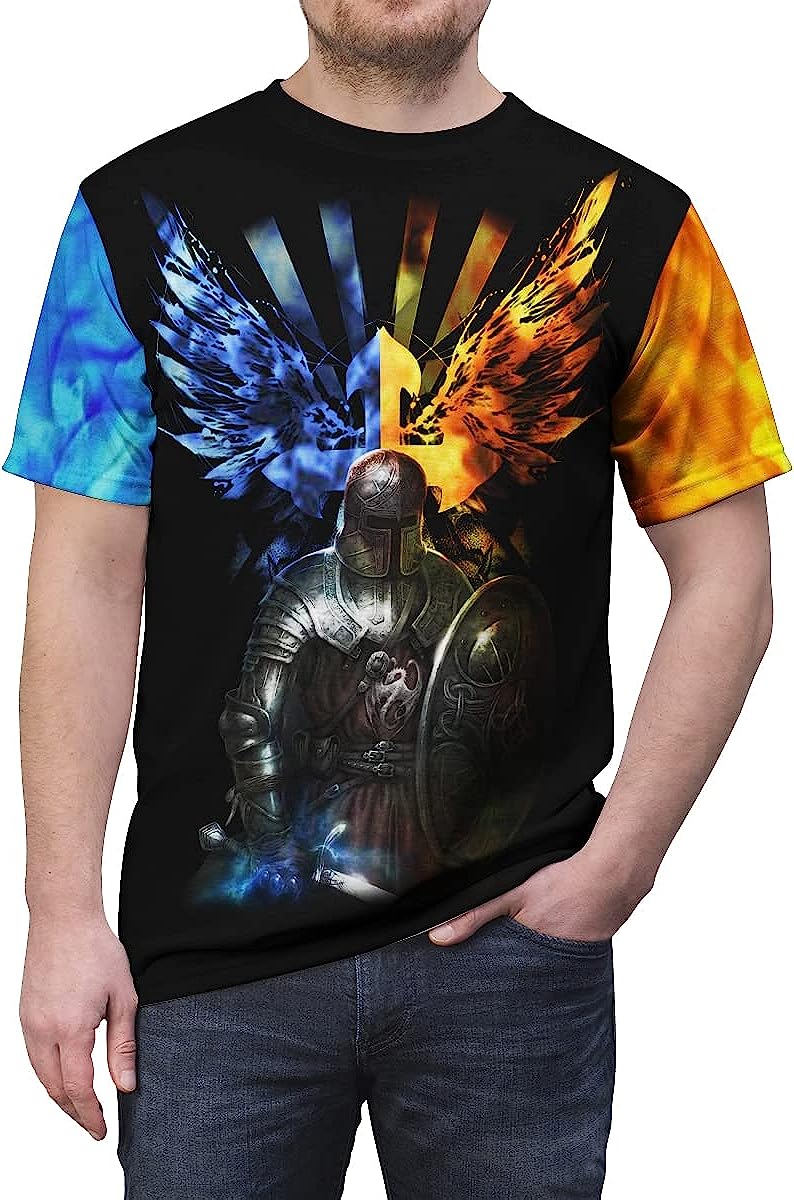 Warrior Lion Jesus Is My God My King All Over Printed 3D T Shirt - Christian Shirts for Men Women