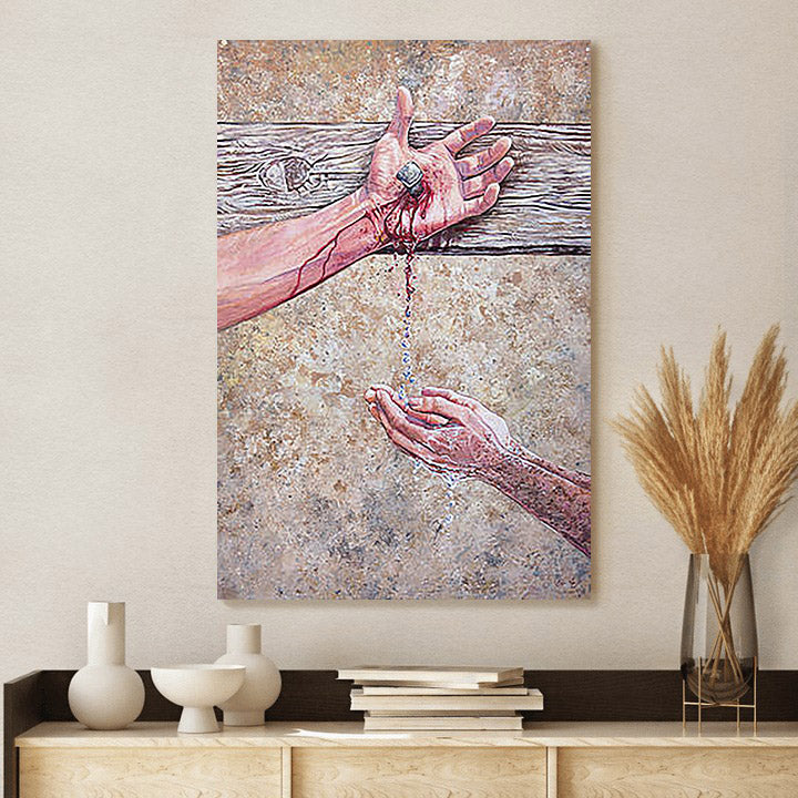 Washed In The Blood Canvas Pictures - Christian Canvas Wall Decor - Religious Wall Art Canvas