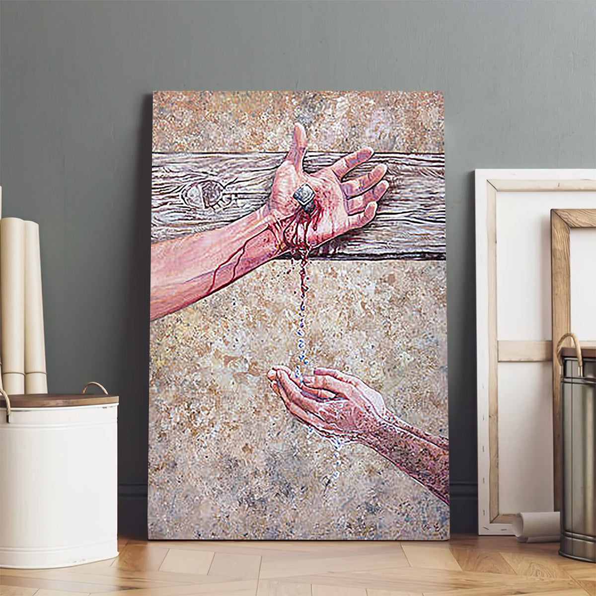 Washed In The Blood Canvas Pictures - Christian Canvas Wall Decor - Religious Wall Art Canvas