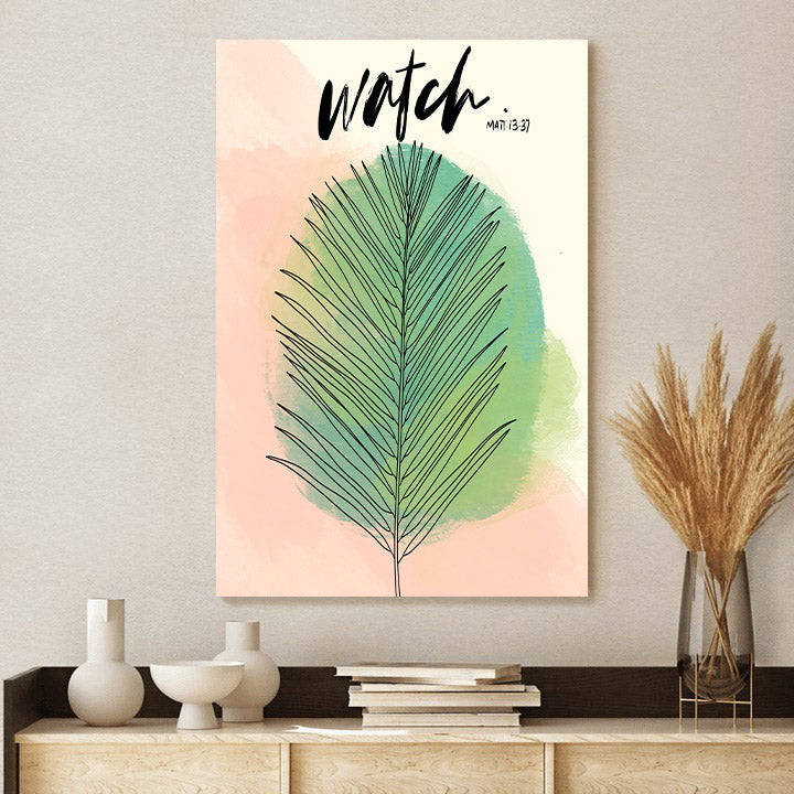 Watch Matt 13 37 Canvas Wall Art - Christan Wall Decor