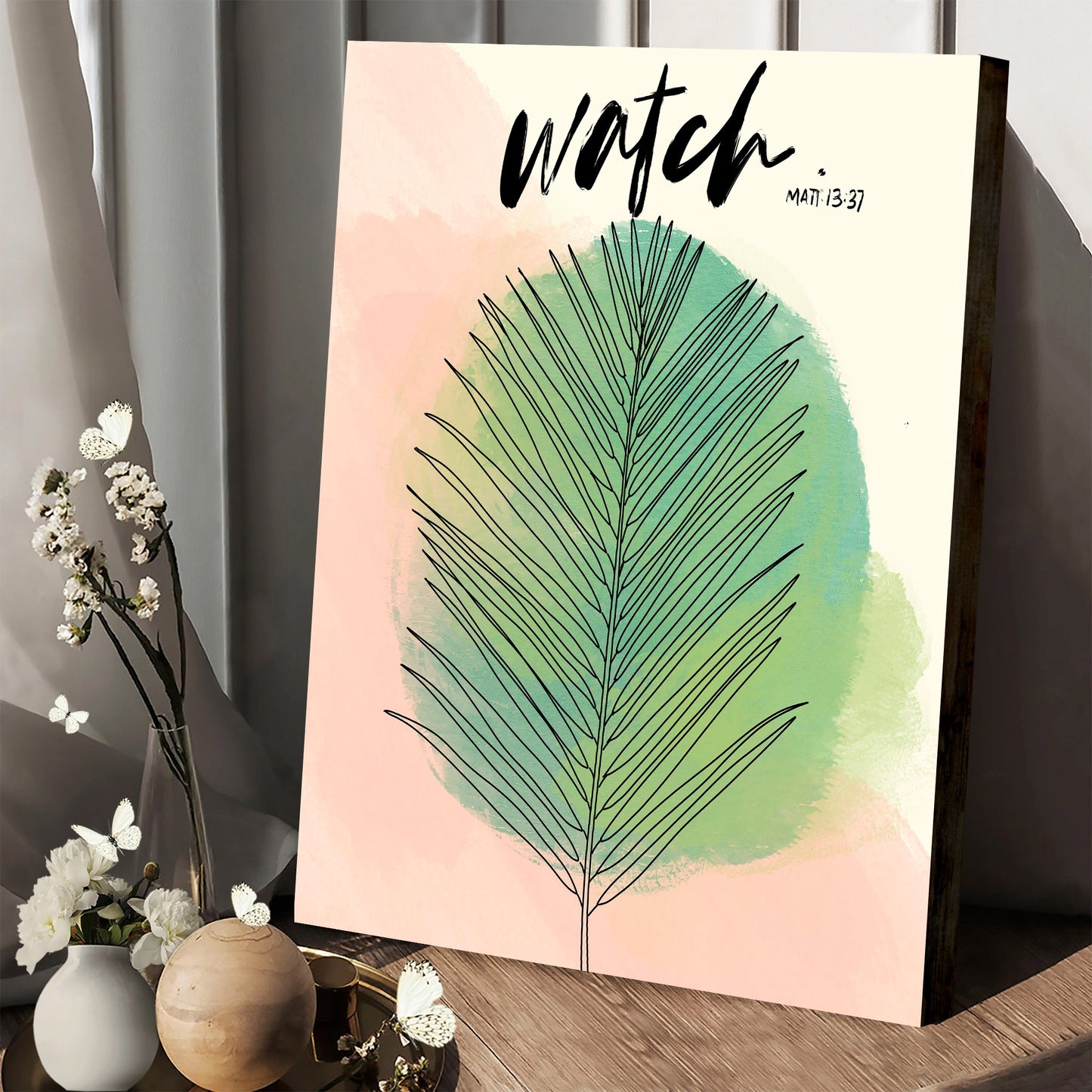 Watch Matt 13 37 Canvas Wall Art - Christan Wall Decor