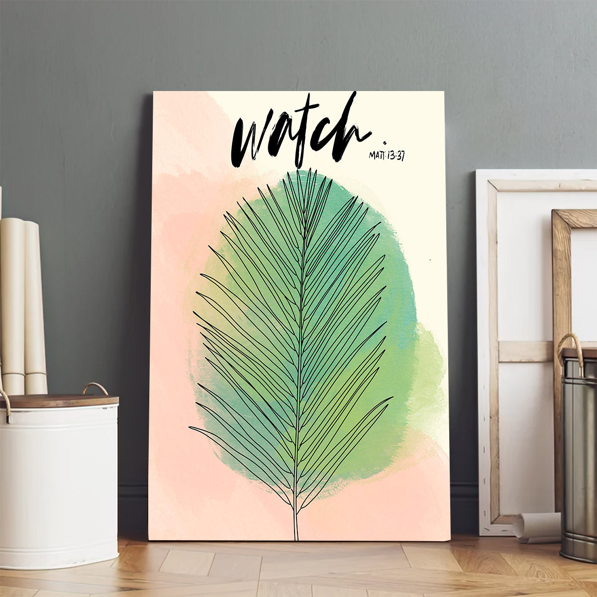 Watch Matt 13 37 Canvas Wall Art - Christan Wall Decor